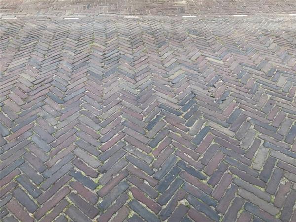 Grote foto gebakken klinkers waaltjes dikformaten tuin en terras tegels en terrasdelen