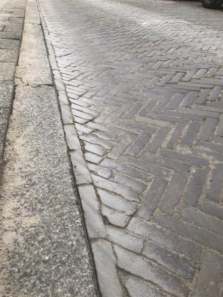 Grote foto gebakken klinkers waaltjes dikformaten tuin en terras tegels en terrasdelen