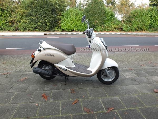 Grote foto sym mio 25km wit latte fietsen en brommers scooters