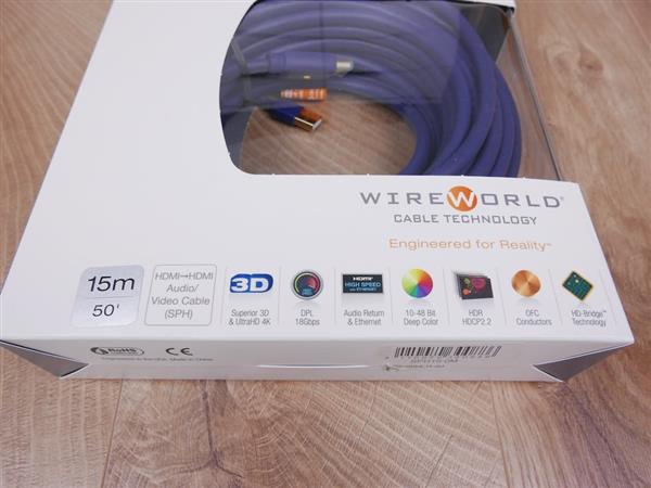 Grote foto wireworld sphere hdmi 2.0 18 gbps ultrahd 4k superior 3d digital audio cable 15 0 metre new audio tv en foto onderdelen en accessoires