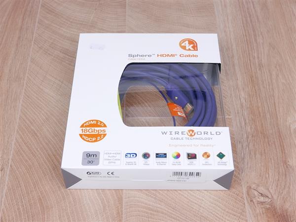 Grote foto wireworld sphere hdmi 2.0 18 gbps ultrahd 4k superior 3d digital audio cable 9 0 metre new audio tv en foto onderdelen en accessoires