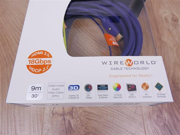 Grote foto wireworld sphere hdmi 2.0 18 gbps ultrahd 4k superior 3d digital audio cable 9 0 metre new audio tv en foto onderdelen en accessoires