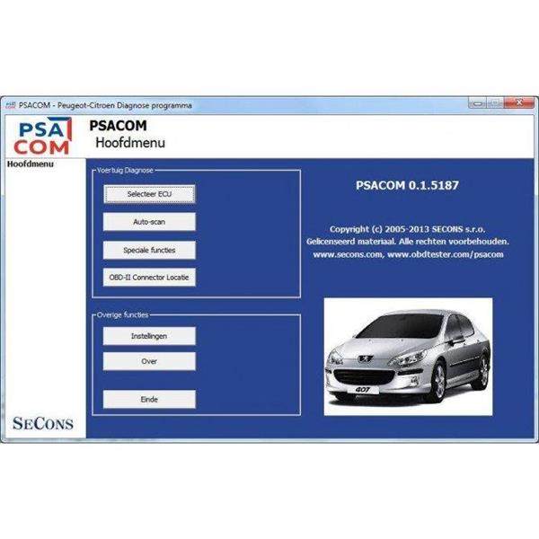 Grote foto citroen peugeot usb interface scanner psacom auto onderdelen auto gereedschap