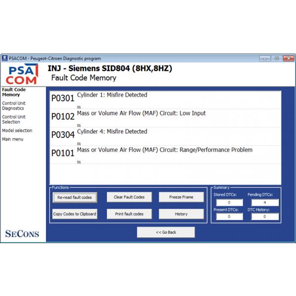 Grote foto citroen peugeot usb interface scanner psacom auto onderdelen auto gereedschap