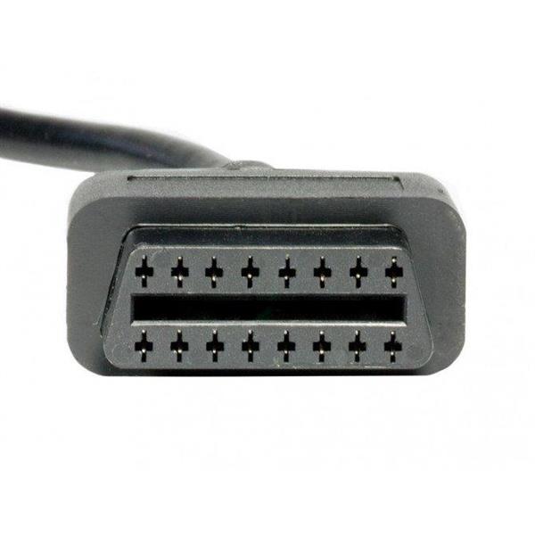 Grote foto obd2 verlengkabel hoek 16 pins 100cm auto onderdelen auto gereedschap