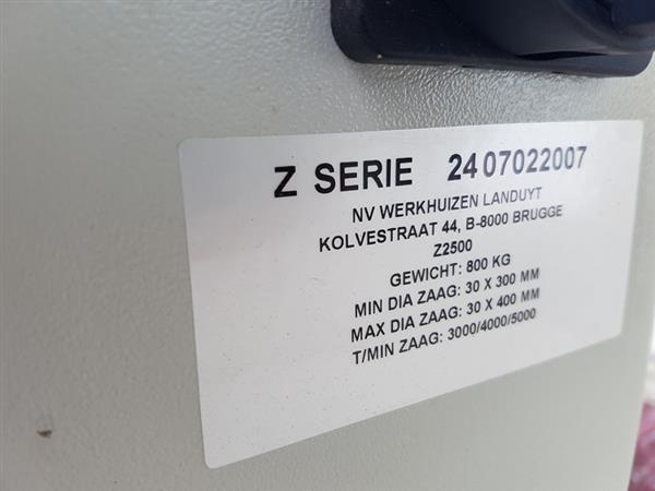 Grote foto robland z2500 formaatzaag paneelzaag interieurbouw doe het zelf en verbouw zaagmachines