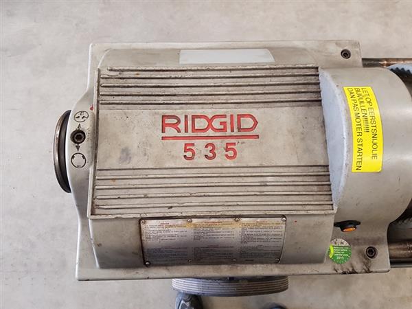 Grote foto ridgid 535 230v verrijdbaar draadsnijmachine fitte doe het zelf en verbouw gereedschappen en machines