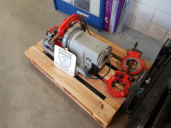 Grote foto ridgid 1233 draadsnijmachine 230v voetpedaal doe het zelf en verbouw gereedschappen en machines