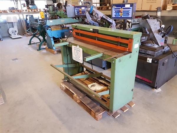 Grote foto guillotineschaar 1250x1mm plaatschaar knipbank doe het zelf en verbouw gereedschappen en machines