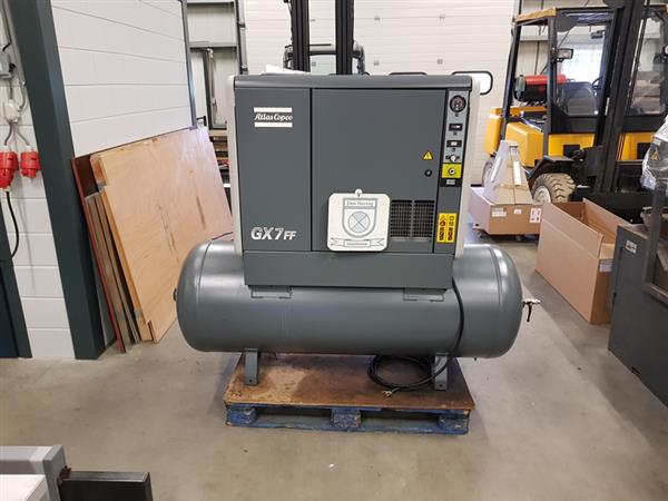 Grote foto compressor atlas copco schroefcompressor gx7ff doe het zelf en verbouw gereedschappen en machines