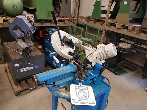 Grote foto bewo bandzaag bs150 met koeling handbediende zaagmachine 400v dealer bewo machines doe het zelf en verbouw zaagmachines