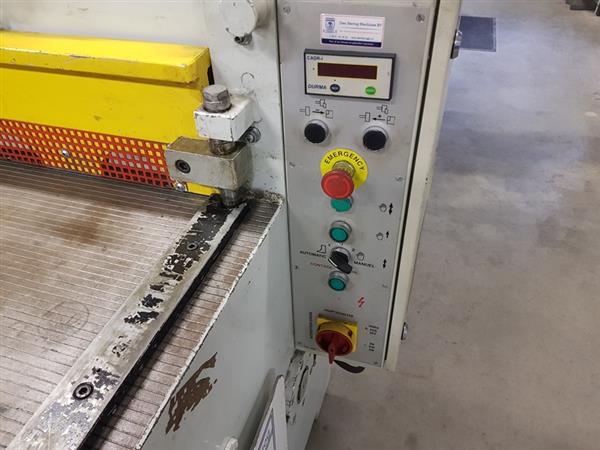 Grote foto durma schaar 1350x3mm met elektrische achteraanslag knipschaar knipbank guillotineschaar doe het zelf en verbouw gereedschappen en machines