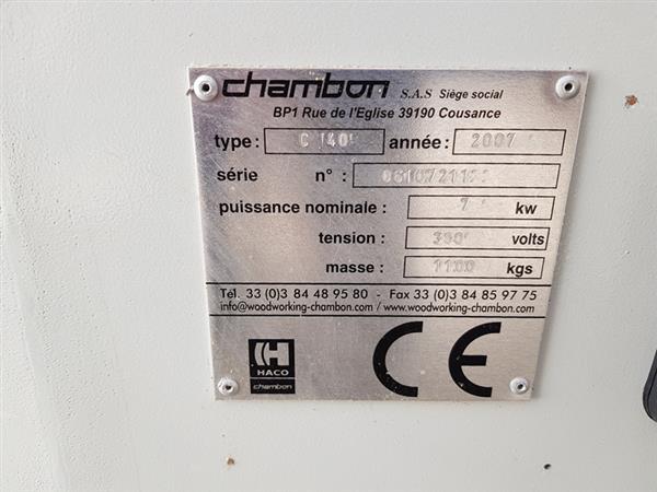 Grote foto formaatzaag chambon c40 loopwagen 3 2m voorritser 45 graden schuinzagen meubelmaker interieurbouwer doe het zelf en verbouw zaagmachines