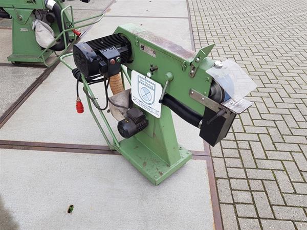 Grote foto bandschuurmachine bandslijpmachine anma bs 20 75 ms met afzuiging in de voet. doe het zelf en verbouw schuurmachines