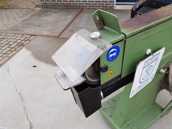 Grote foto bandschuurmachine bandslijpmachine anma bs 20 75 ms met afzuiging in de voet. doe het zelf en verbouw schuurmachines