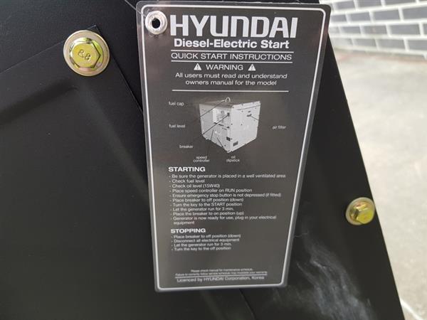 Grote foto hyundai eur 6 motor hhdd85 diesel generator doe het zelf en verbouw aggregaten