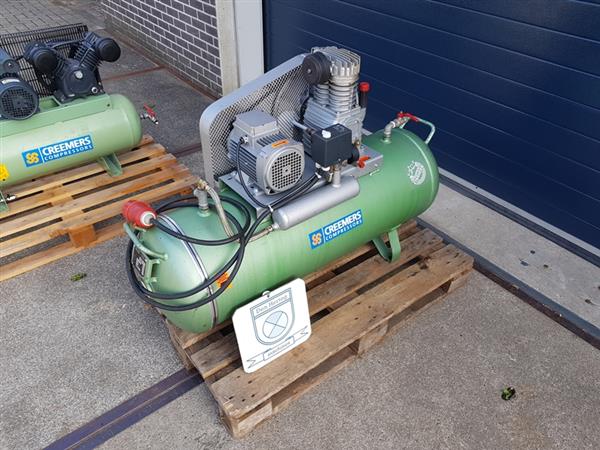 Grote foto creemers compressor 400v tank 150l geheel nagezien gebruikte compressor doe het zelf en verbouw compressors