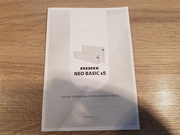 Grote foto adax neo basic s5 radiator elektrisch programmeerbaar design wit 230v huis en inrichting kachels en openhaarden