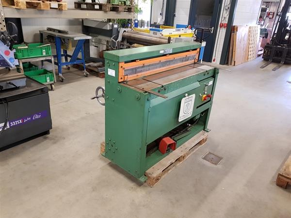 Grote foto jorg compactschaar 4022 cap.1250x2mm knipschaar knipbank plaatschaar guillotine doe het zelf en verbouw gereedschappen en machines