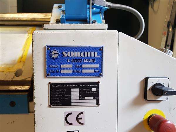 Grote foto schechtl zetbank ma 310 6 elektrische zetbank 3m dunplaatwerk 1 5mm doe het zelf en verbouw gereedschappen en machines