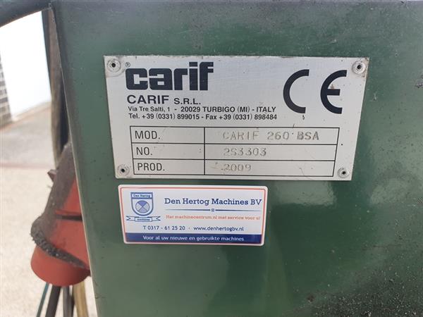 Grote foto carif 260 bsa bandzaagmachine met hydraulische klemming halfautomaat doe het zelf en verbouw zaagmachines