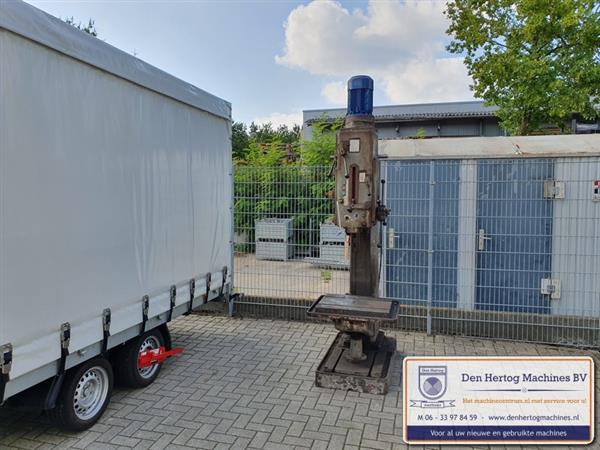 Grote foto kolomboor tandwiel geschakeld mk4 met materiaalklem doe het zelf en verbouw gereedschappen en machines