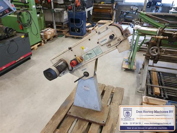 Grote foto bandschuurmachine 75x2000 aandrijving 400v doe het zelf en verbouw schuurmachines