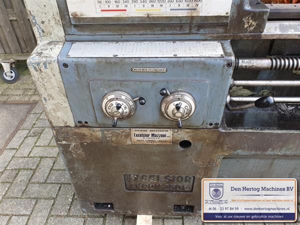 Grote foto excelsior akron 250 l draaibank lathe doorlaat 55mm doe het zelf en verbouw ijzerwaren en bevestigingsmiddelen