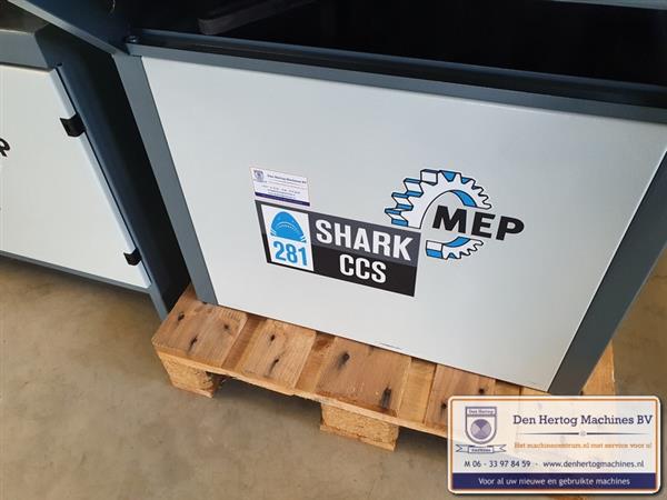 Grote foto mep shark 281 ccs halfautom. 250mm bandzaag lintzaag metaal doe het zelf en verbouw zaagmachines