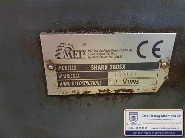 Grote foto mep shark 280 sx lintzaagmachine bandzaagmachine metaal doe het zelf en verbouw zaagmachines
