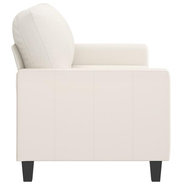 Grote foto tweezitsbank 140 cm kunstleer cr mekleurig huis en inrichting bankstellen