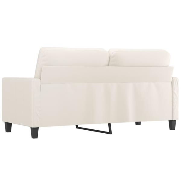 Grote foto tweezitsbank 140 cm kunstleer cr mekleurig huis en inrichting bankstellen