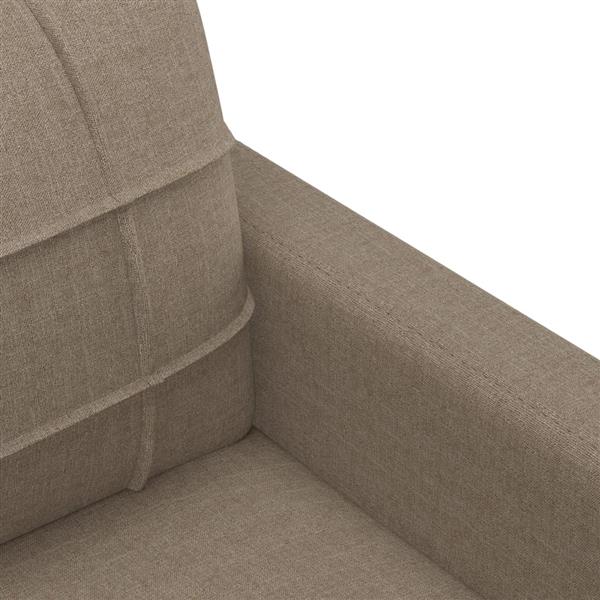 Grote foto tweezitsbank 140 cm stof taupe huis en inrichting bankstellen