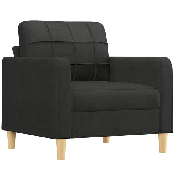 Grote foto fauteuil 60 cm stof zwart huis en inrichting bankstellen