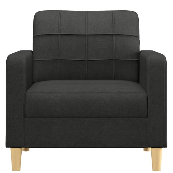 Grote foto fauteuil 60 cm stof zwart huis en inrichting bankstellen