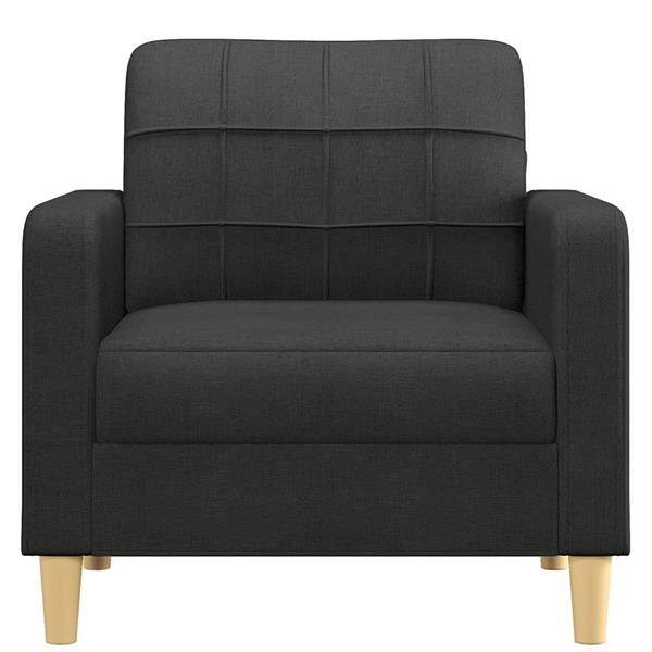 Grote foto fauteuil 60 cm stof zwart huis en inrichting bankstellen