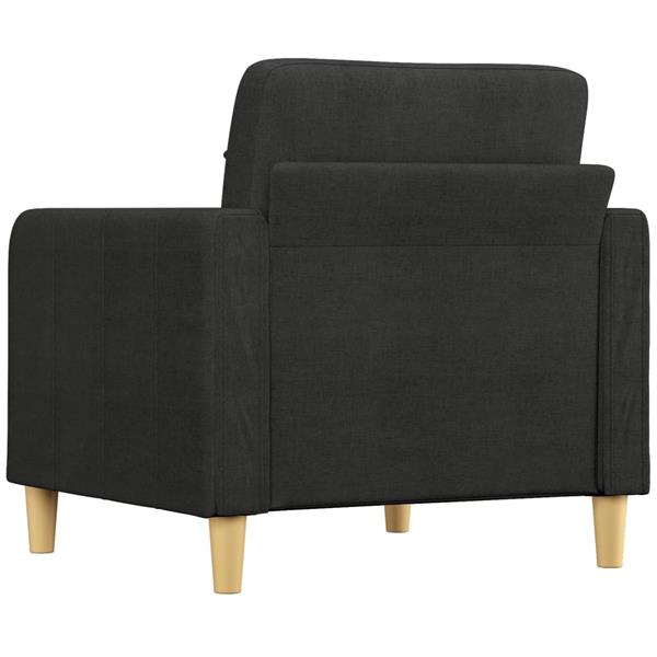 Grote foto fauteuil 60 cm stof zwart huis en inrichting bankstellen