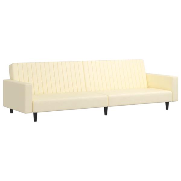 Grote foto slaapbank 2 zits kunstleer cr mekleurig huis en inrichting bankstellen