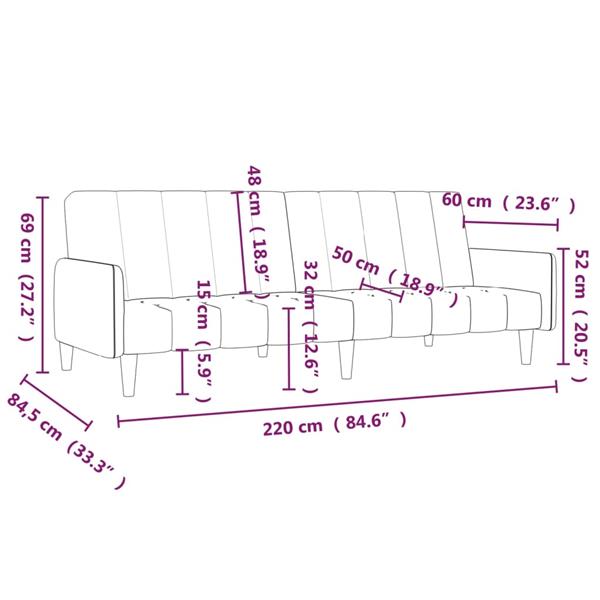 Grote foto slaapbank 2 zits stof geel huis en inrichting bankstellen