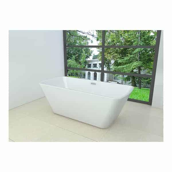 Grote foto bad vrijstaand ligbad wit wiesbaden larx doe het zelf en verbouw sanitair