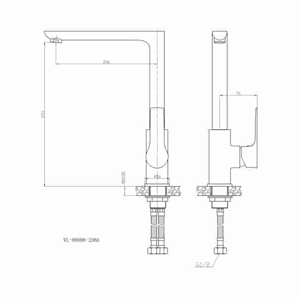 Grote foto keukenkraan wiesbaden casma matwit huis en inrichting keukenbenodigdheden