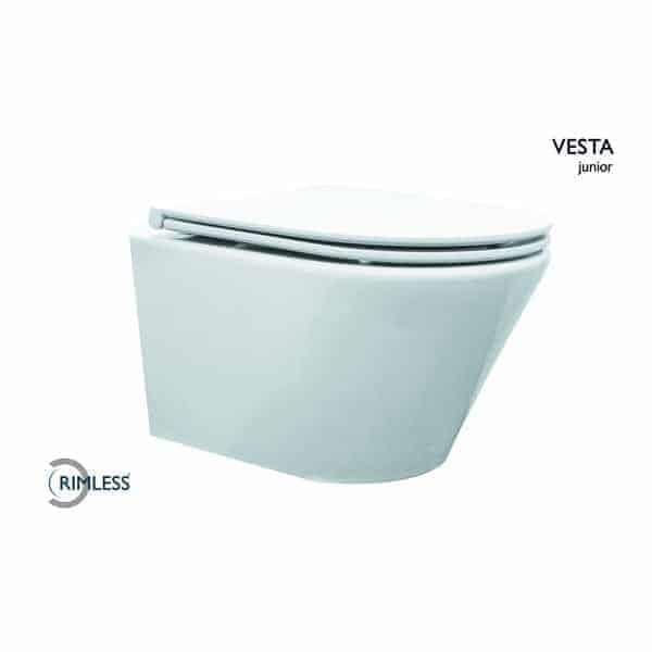 Grote foto wandcloset vesta rimless junior flatline doe het zelf en verbouw sanitair