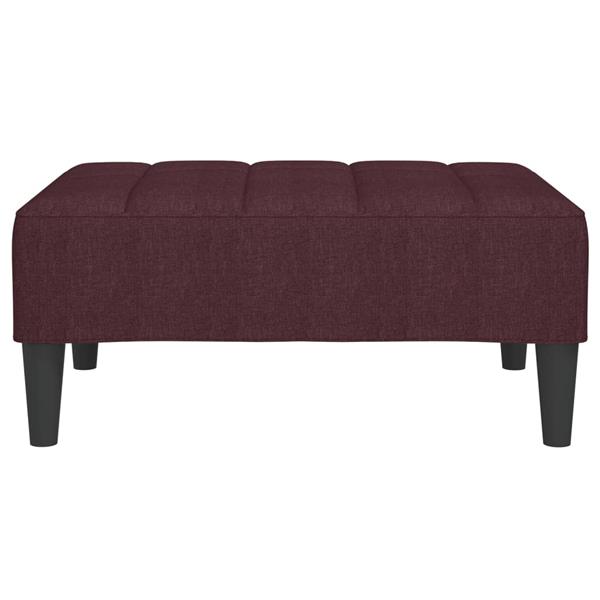 Grote foto slaapbank 2 zits met 2 kussens en voetenbank stof paars huis en inrichting bankstellen