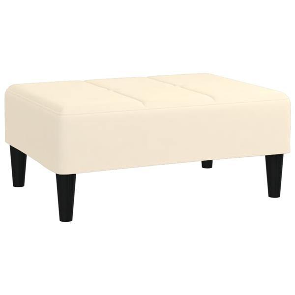 Grote foto slaapbank 2 zits met 2 kussens en voetenbank fluweel cr mekleur huis en inrichting bankstellen