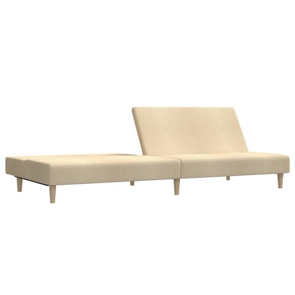 Grote foto slaapbank 2 zits met voetenbank stof cr mekleurig huis en inrichting bankstellen