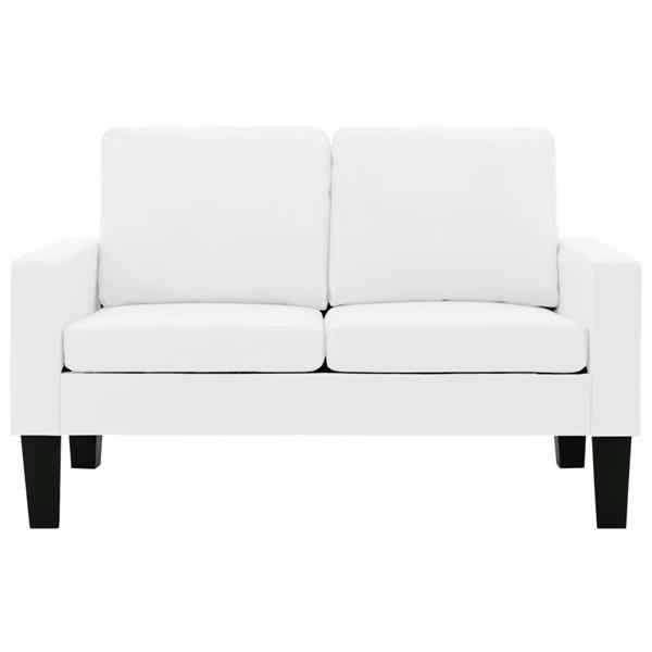 Grote foto 2 delig bankstel kunstleer wit huis en inrichting bankstellen