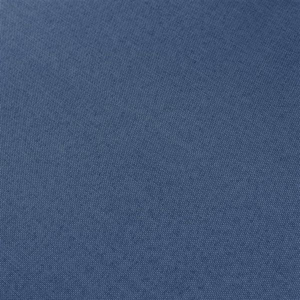 Grote foto driezitsbank stof blauw huis en inrichting bankstellen