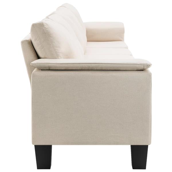 Grote foto vijfzitsbank stof cr me huis en inrichting bankstellen