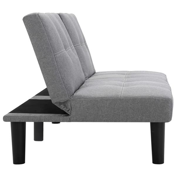 Grote foto tweezitsbank stof lichtgrijs huis en inrichting bankstellen