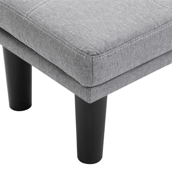 Grote foto tweezitsbank stof lichtgrijs huis en inrichting bankstellen